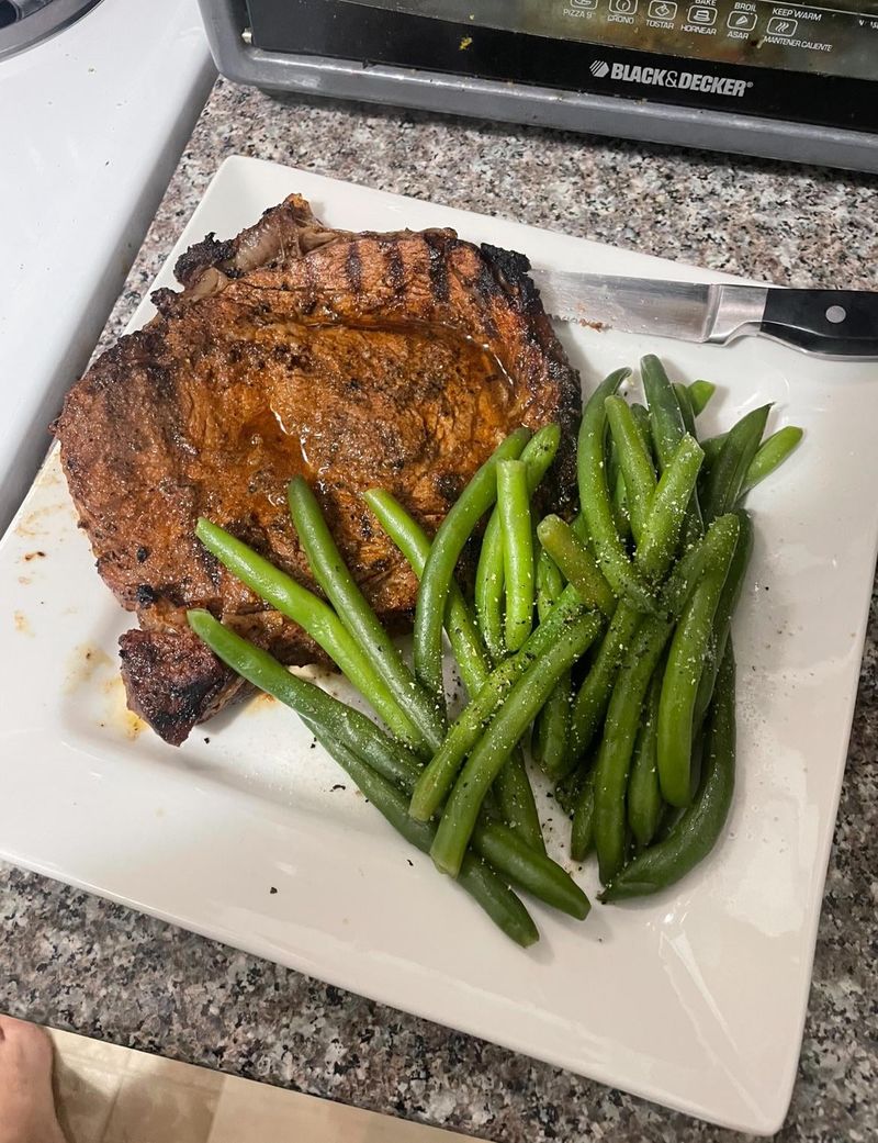 Overcooked Canned Green Beans