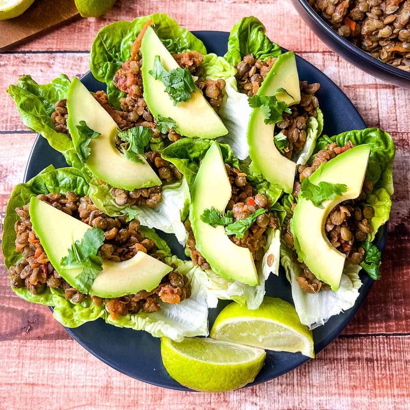 Turkey or Chickpea Lettuce Wraps