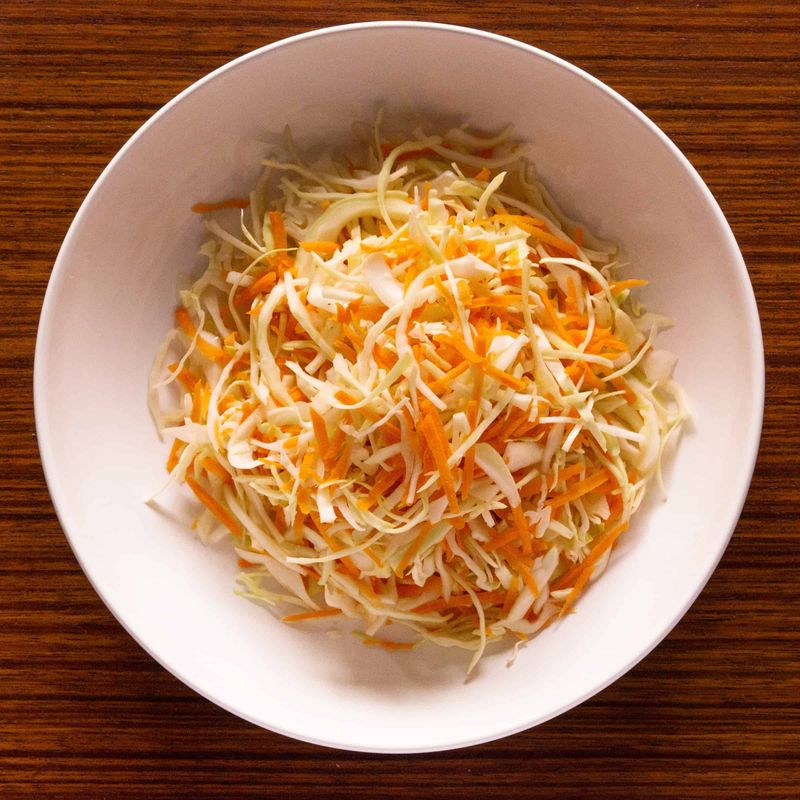 Underdressed Cabbage Salad