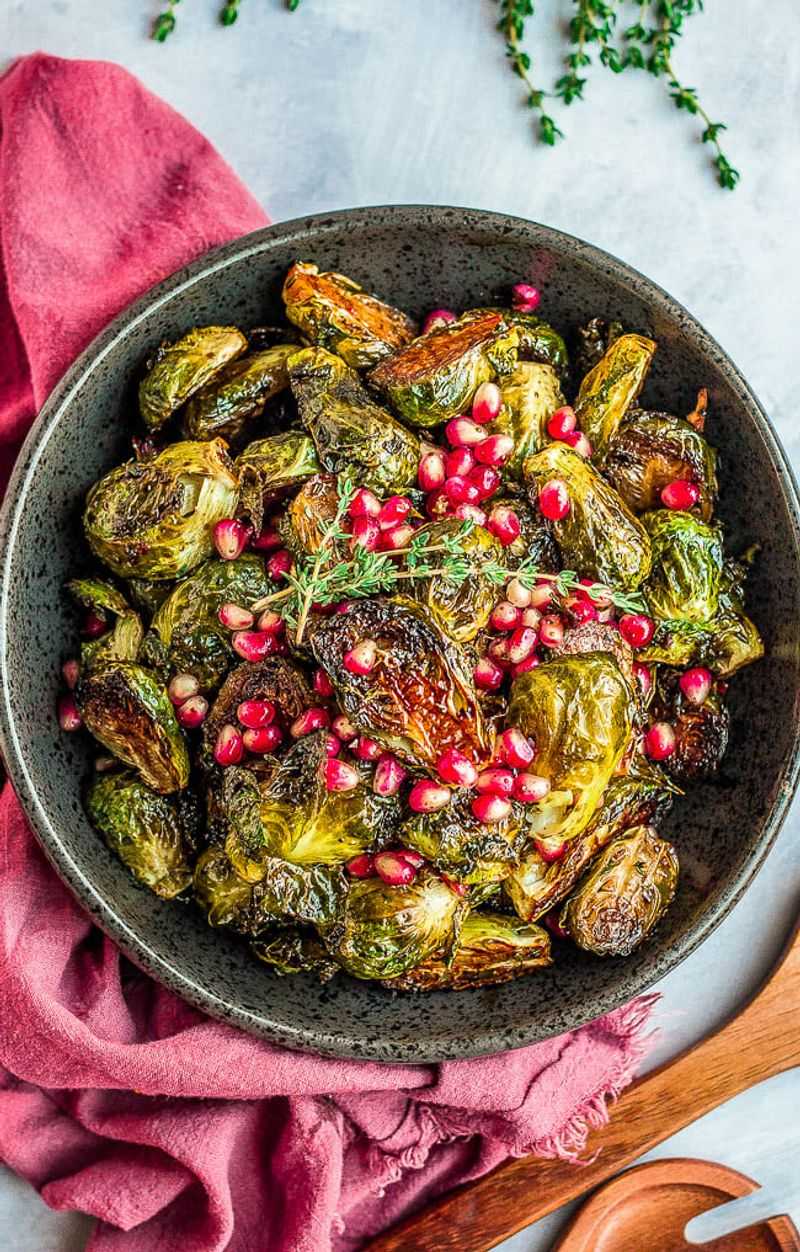 Crispy Brussels Sprouts with Balsamic Glaze