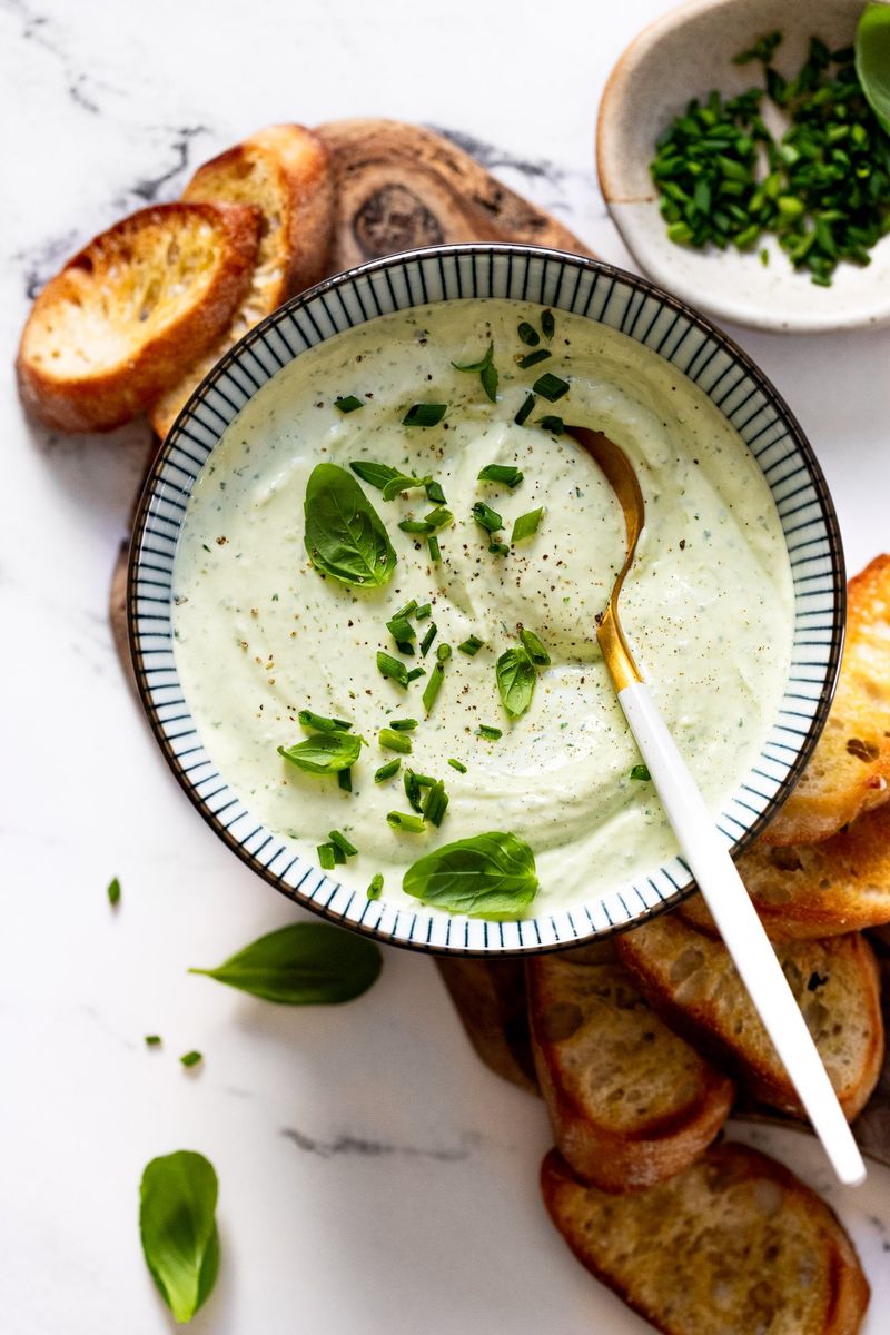 Whipped Cottage Cheese Dip
