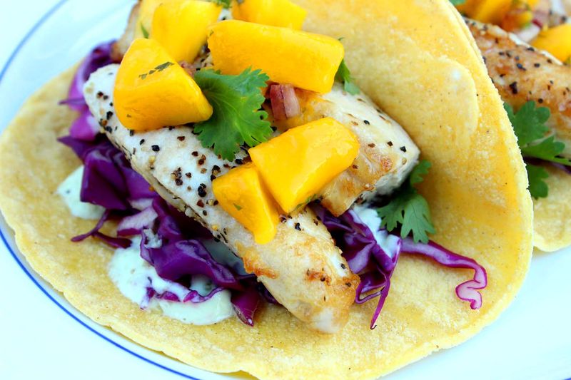 Grilled Mahi-Mahi Fish Tacos