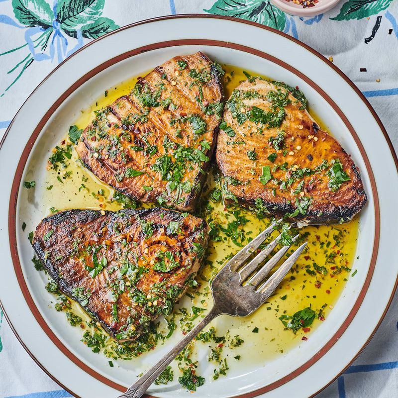 Lemon Herb Grilled Swordfish