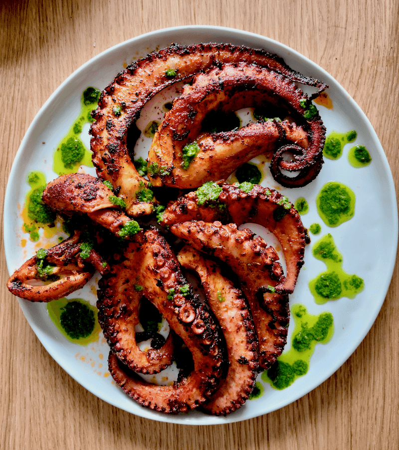 Grilled Octopus with Smoked Paprika and Olive Oil