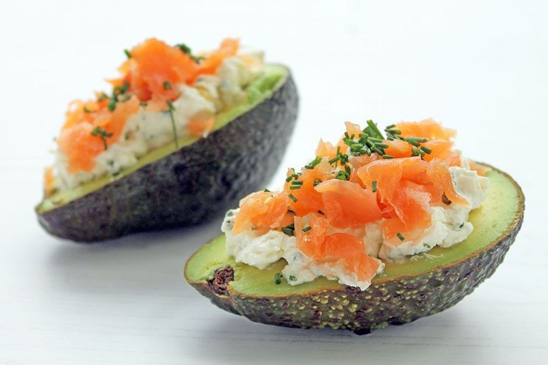 Sushi-Stuffed Avocados