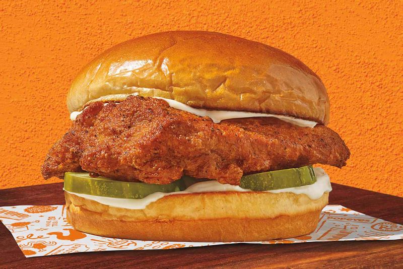 Popeyes Blackened Chicken Sandwich