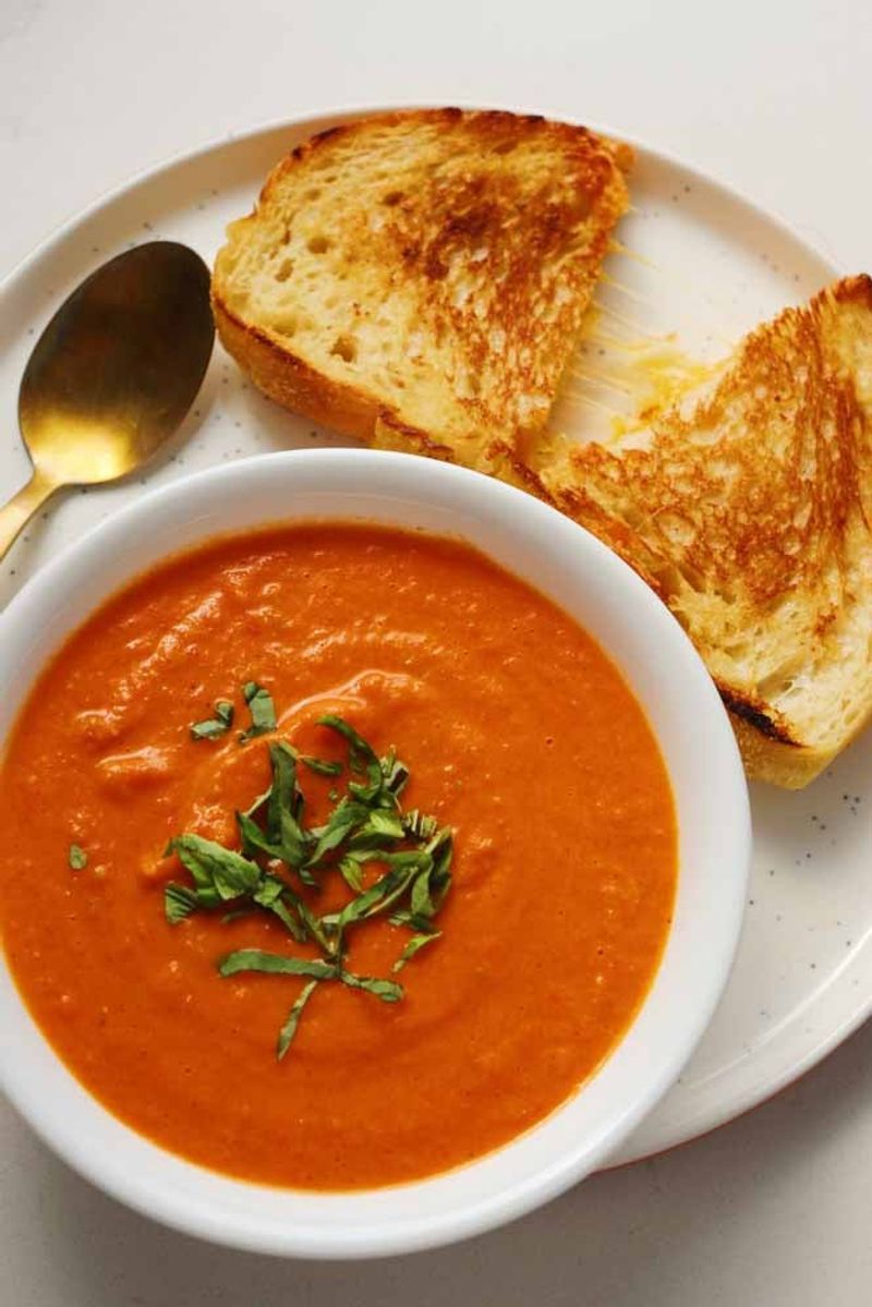 Grilled Cheese and Tomato Soup