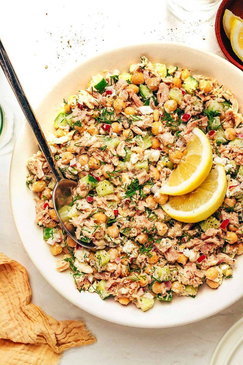 Chickpea Tuna Salad
