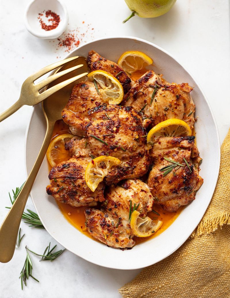 Garlic and Lemon Chicken Thighs