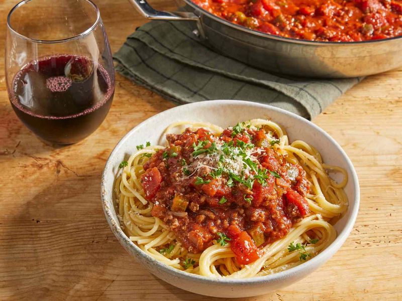 Classic Spaghetti with Meat Sauce