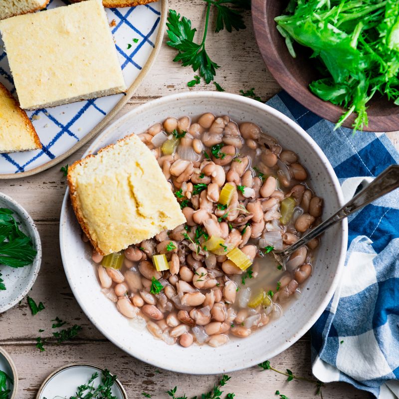 Cornbread and Pinto Beans