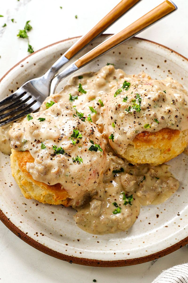 Biscuits and Sausage Gravy