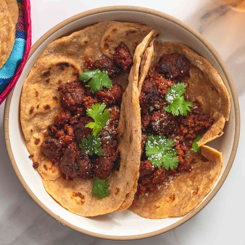 Tacos with Flour Tortillas at Authentic Spots