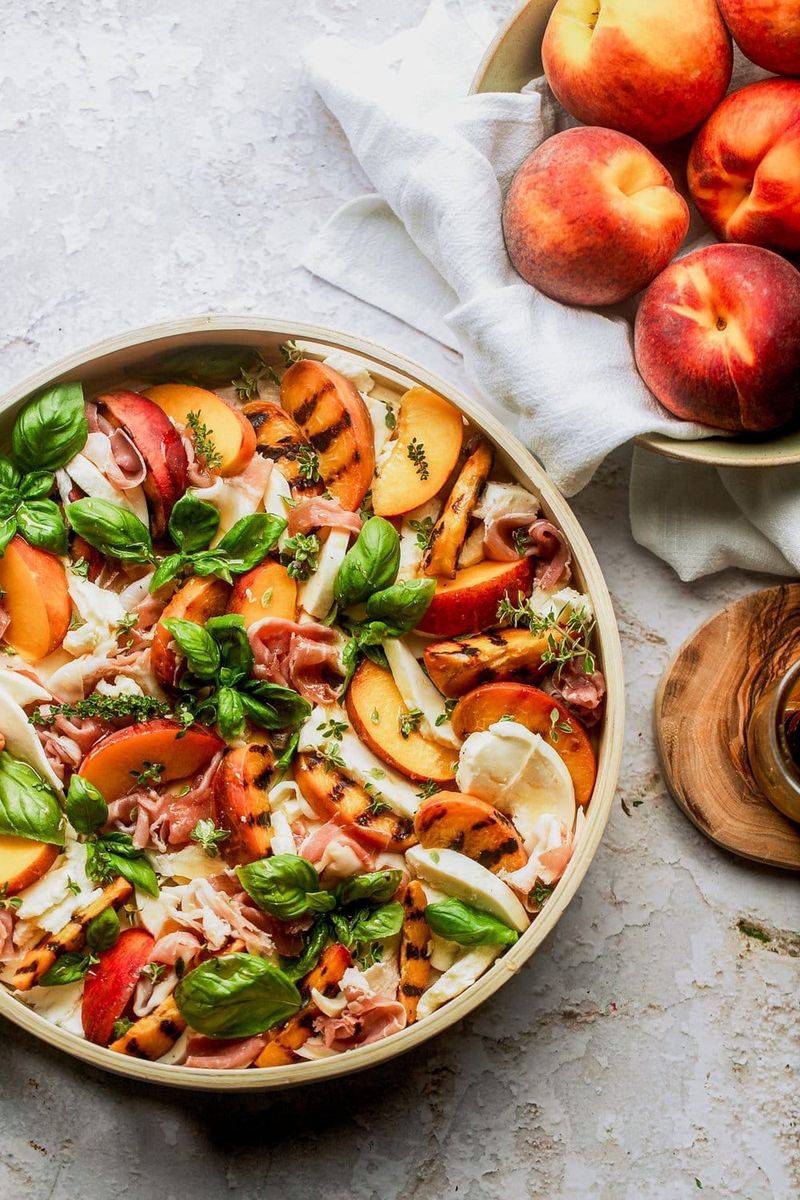 Peach Caprese Salad