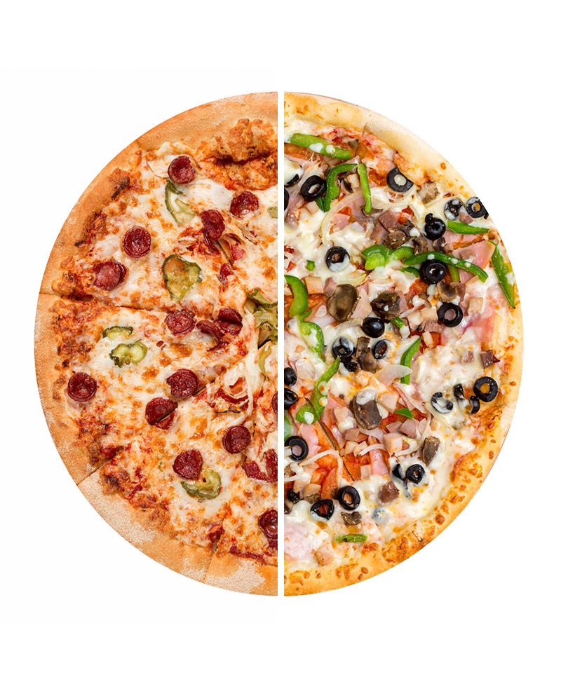 Opt for Half-and-Half Toppings