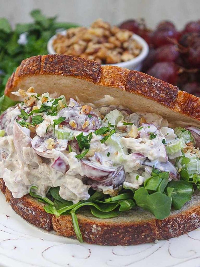 Chicken Salad with Grapes and Walnuts