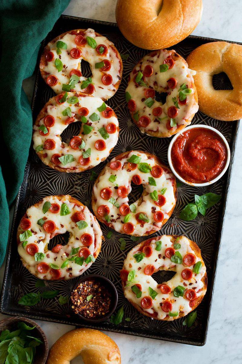 Pizza Bagels