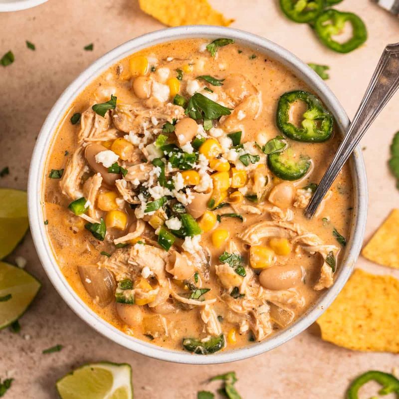 Slow Cooker White Chicken Chili