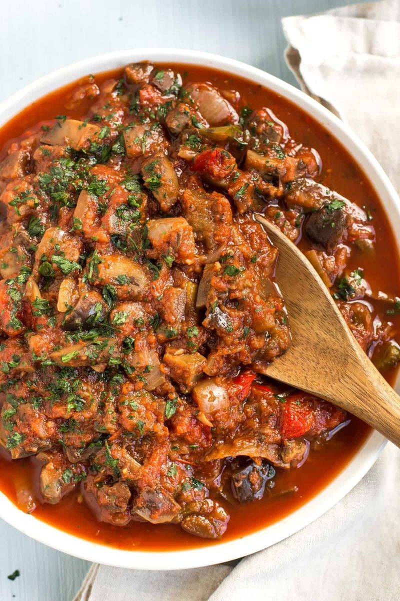 Mushy Slow Cooker Ratatouille