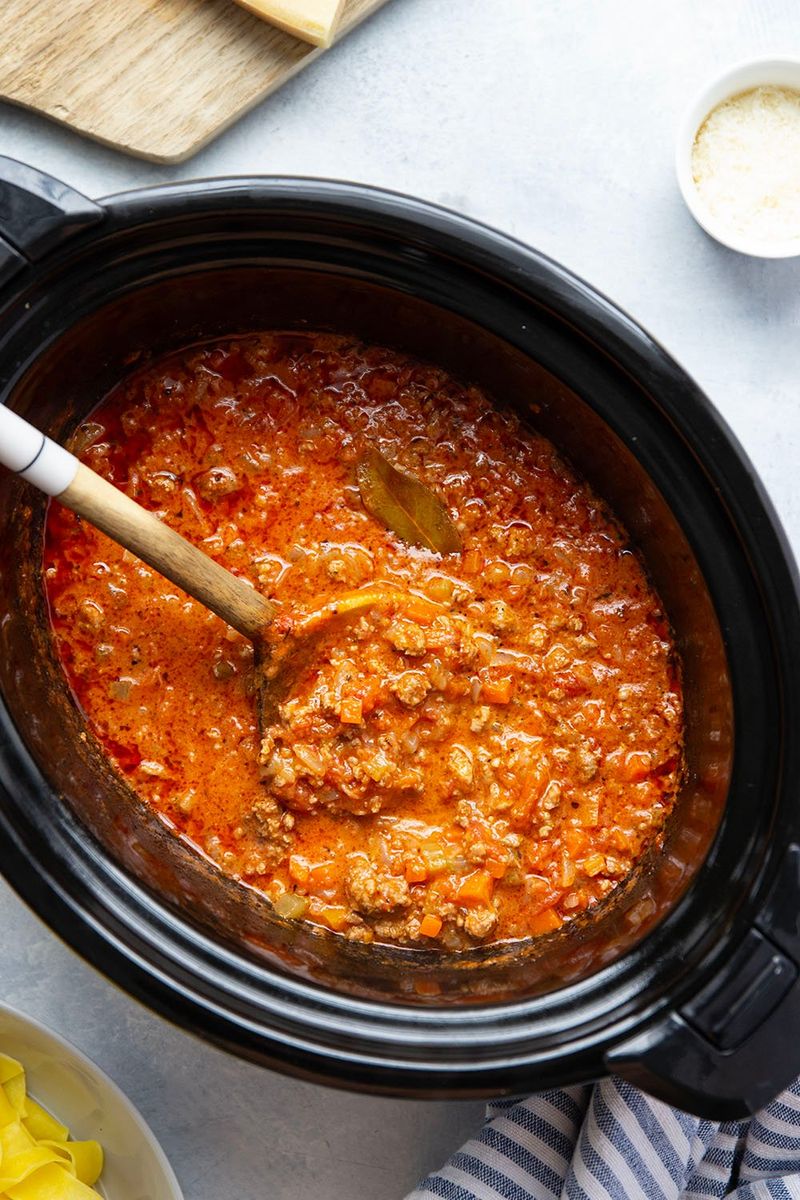 Slow Cooker Bolognese Sauce