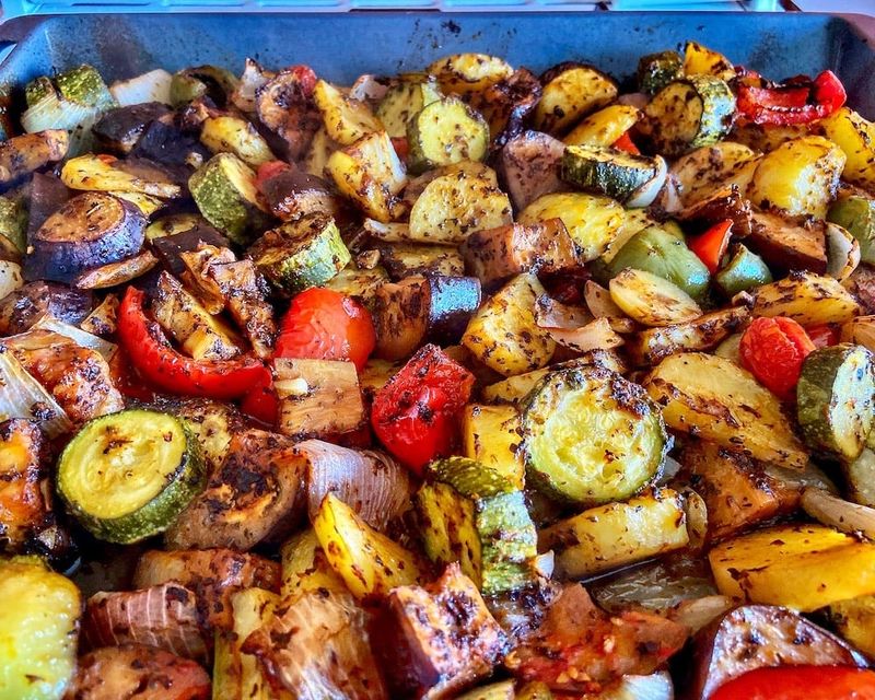 Zucchini & Eggplant Bake (All-in-One Dump)