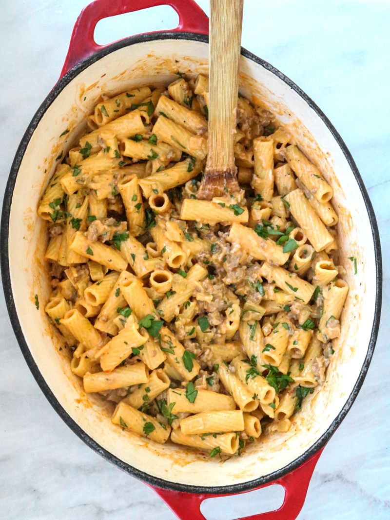 Rigatoni with Sausage & Fennel