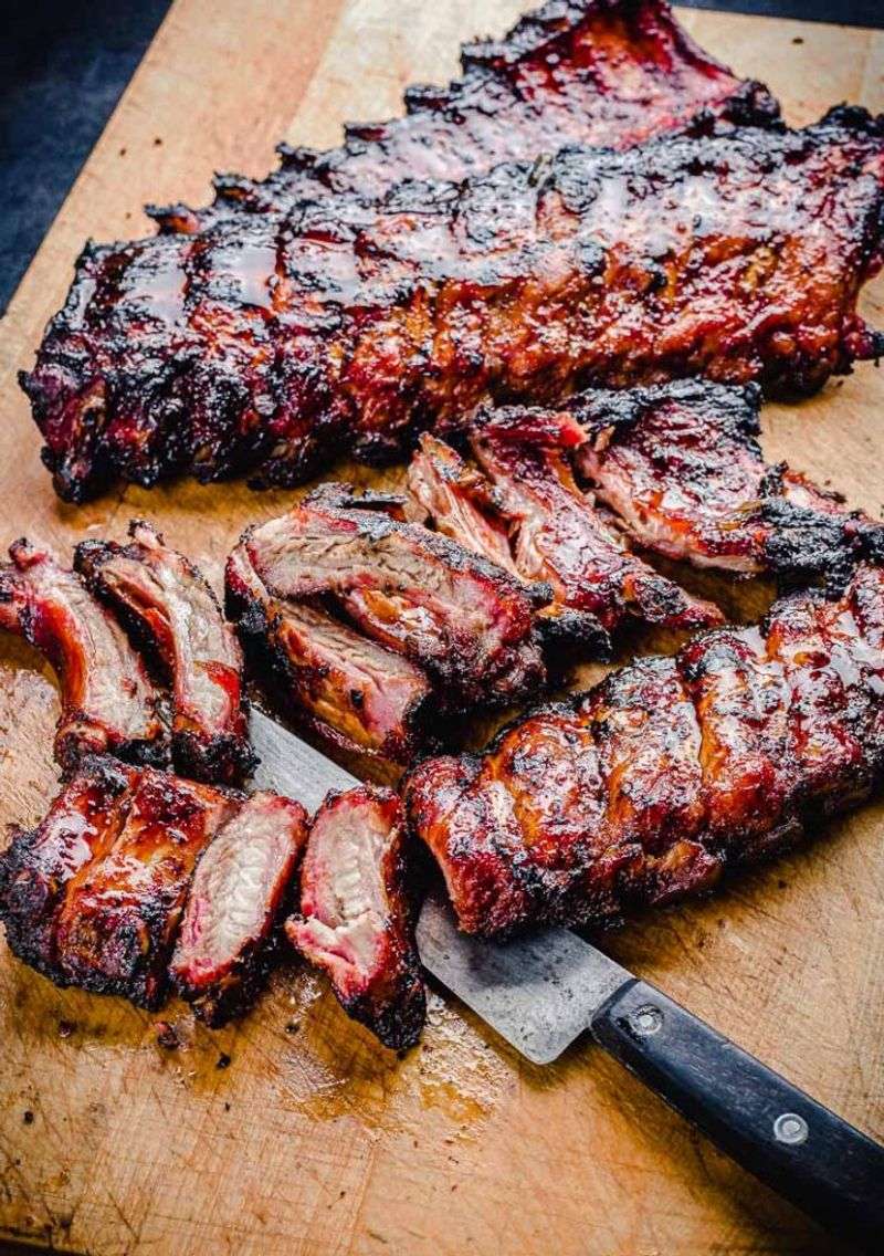 Pork Ribs (St. Louis or Baby Back, Properly Smoked)