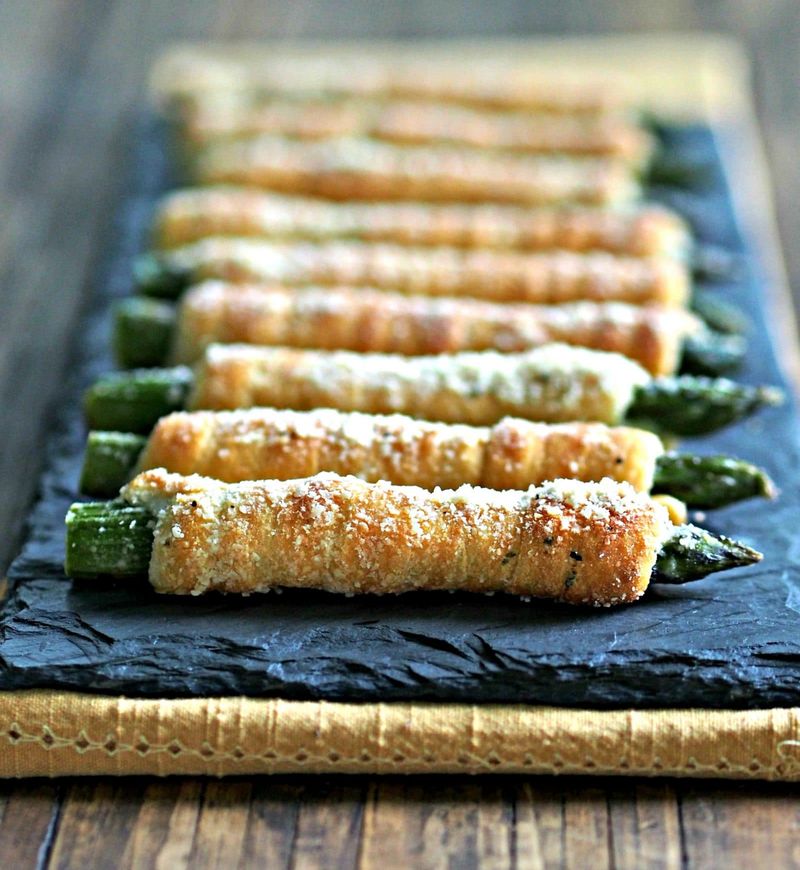 Crescent-Wrapped Asparagus Bundles
