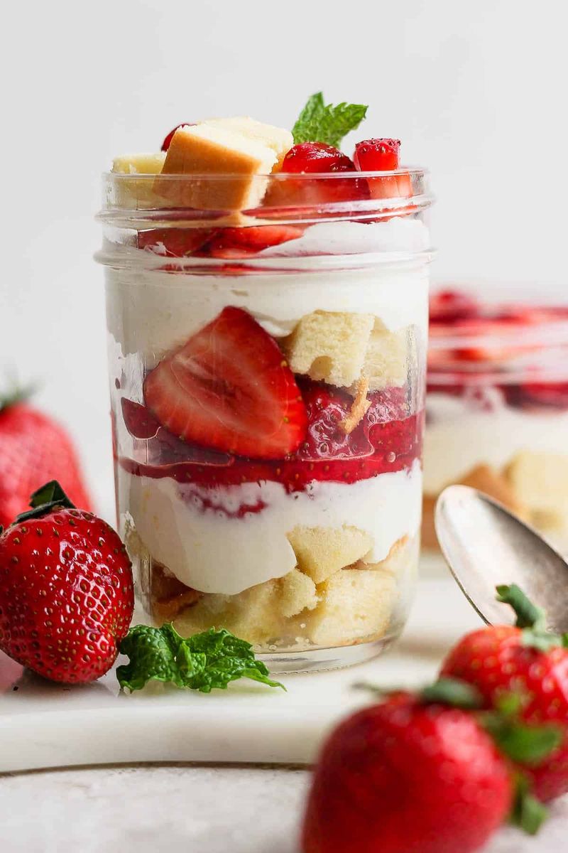 Berry Shortcake Cups