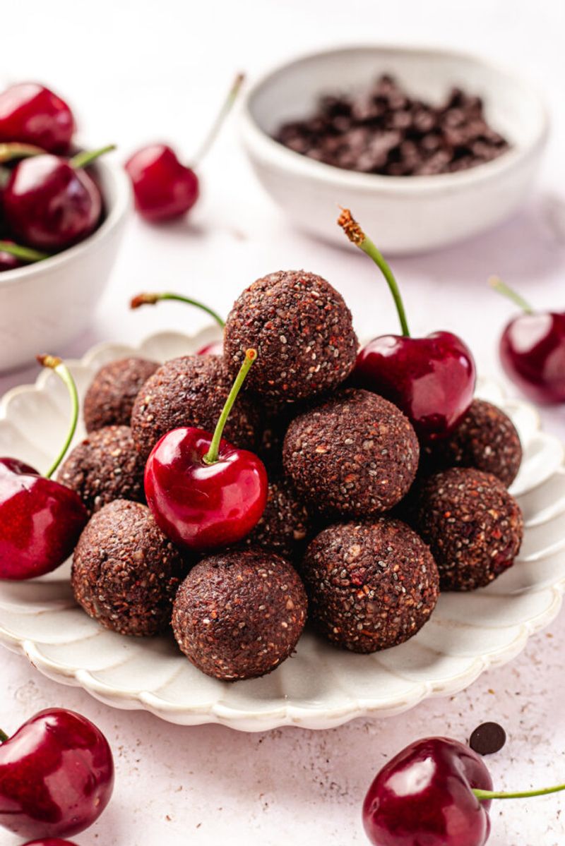 Dark Chocolate Cherry Balls