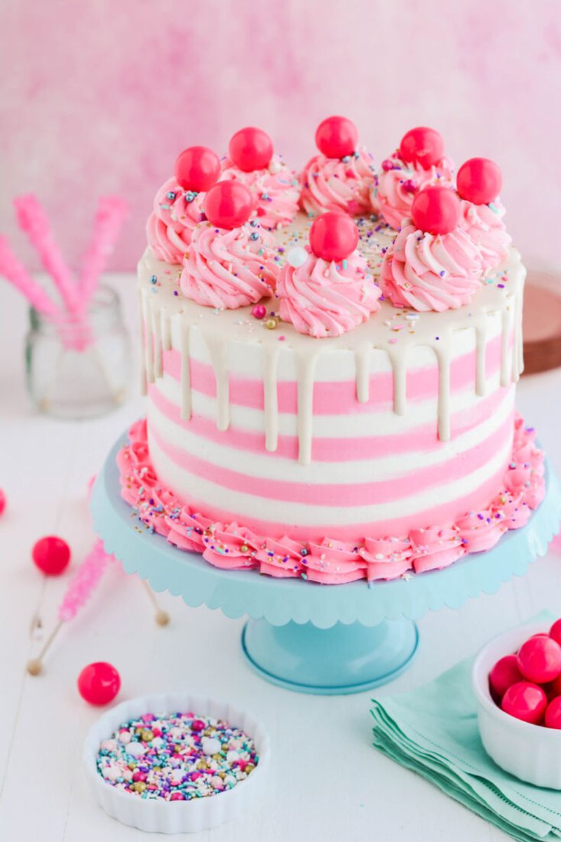 Bubble Gum Flavored Cake