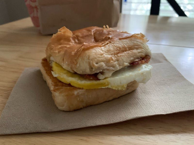 Wendy’s Bacon, Egg & Swiss Croissant