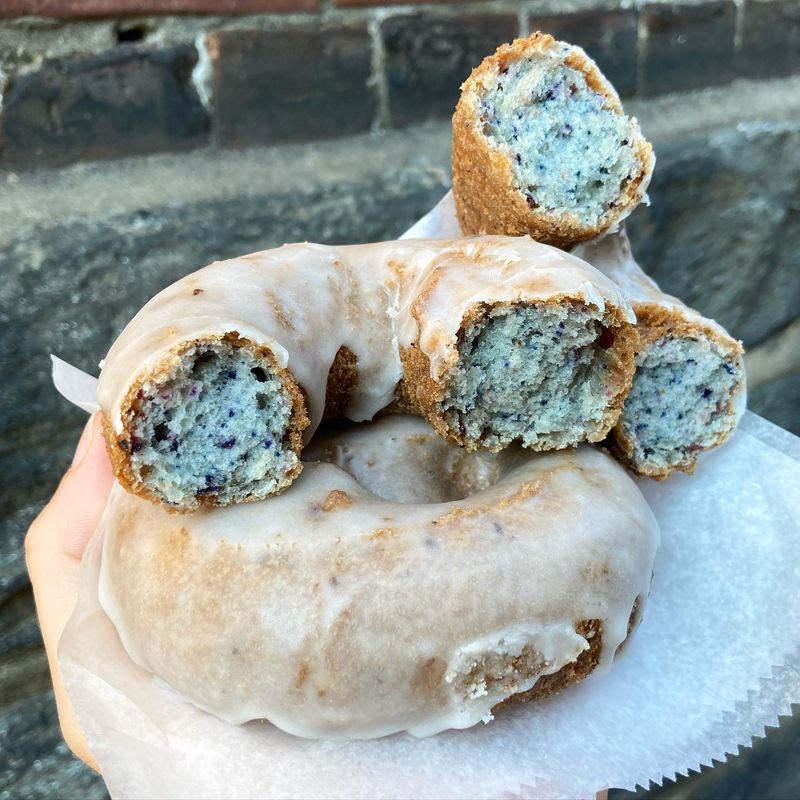 Blueberry Cake Donut