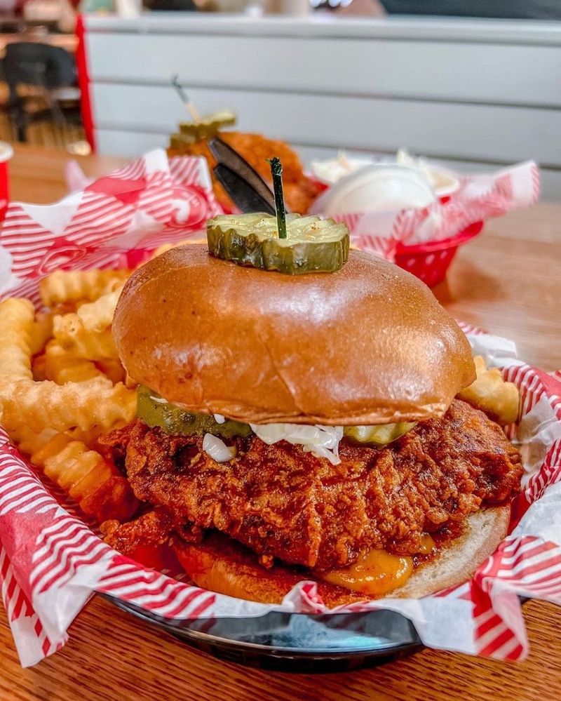 Tennessee: Spicy Chicken Sandwich from Hattie B’s
