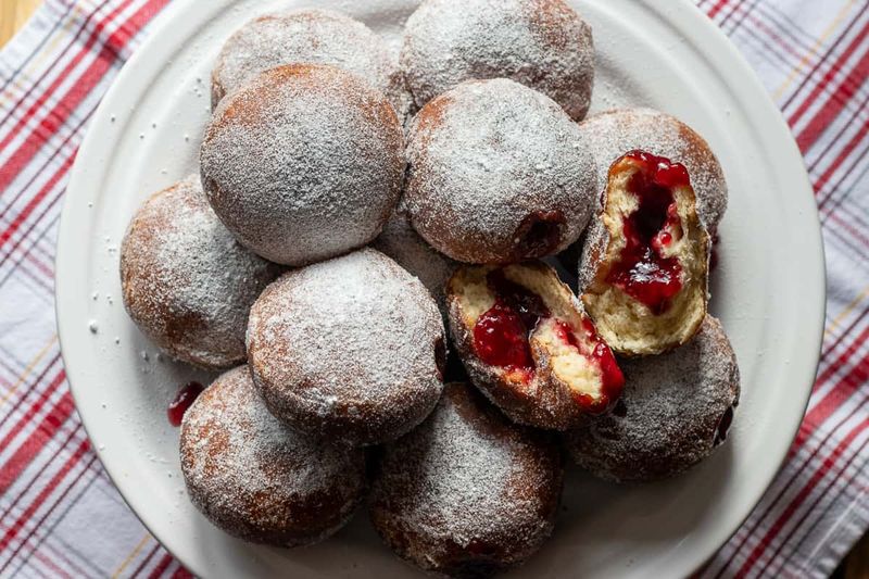 Berliner Pfannkuchen (Jam-Filled Doughnut)