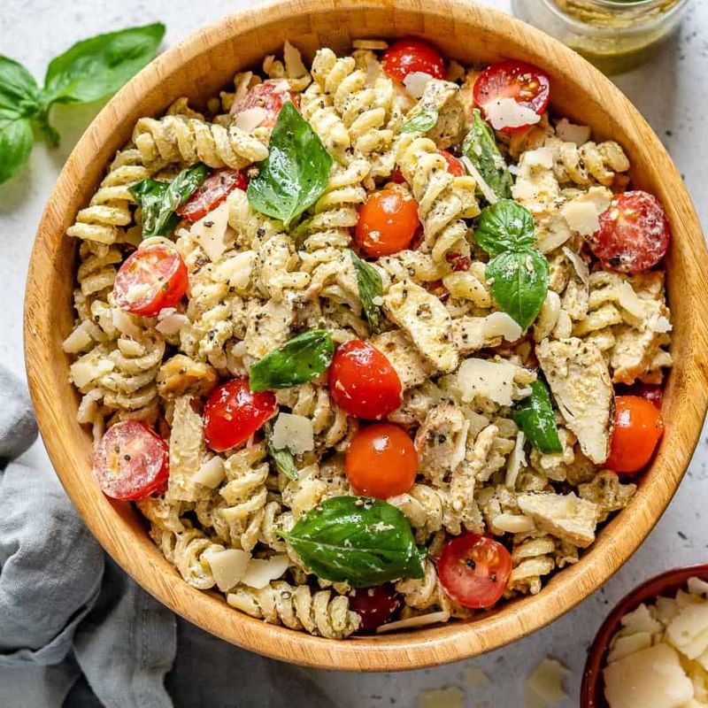 Chicken Pesto Pasta Salad