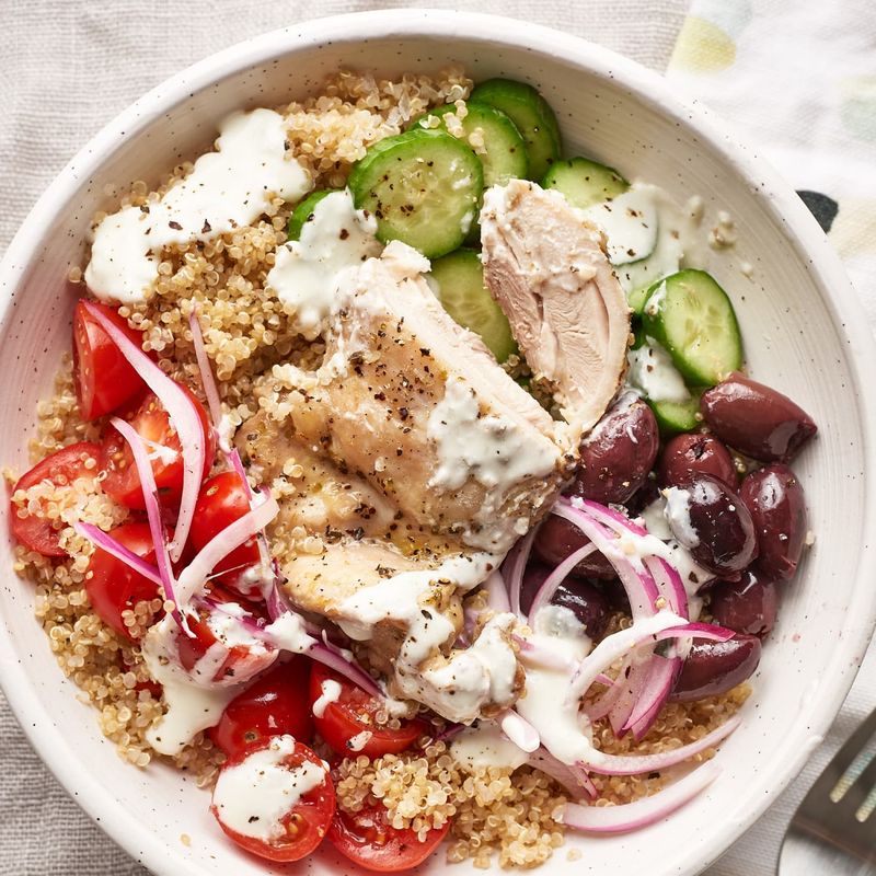 Greek Chicken Grain Bowl
