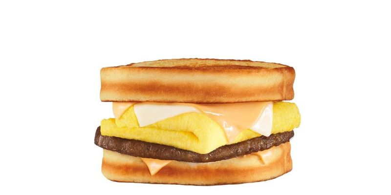 Carl’s Jr. Grilled Cheese Breakfast Sandwich