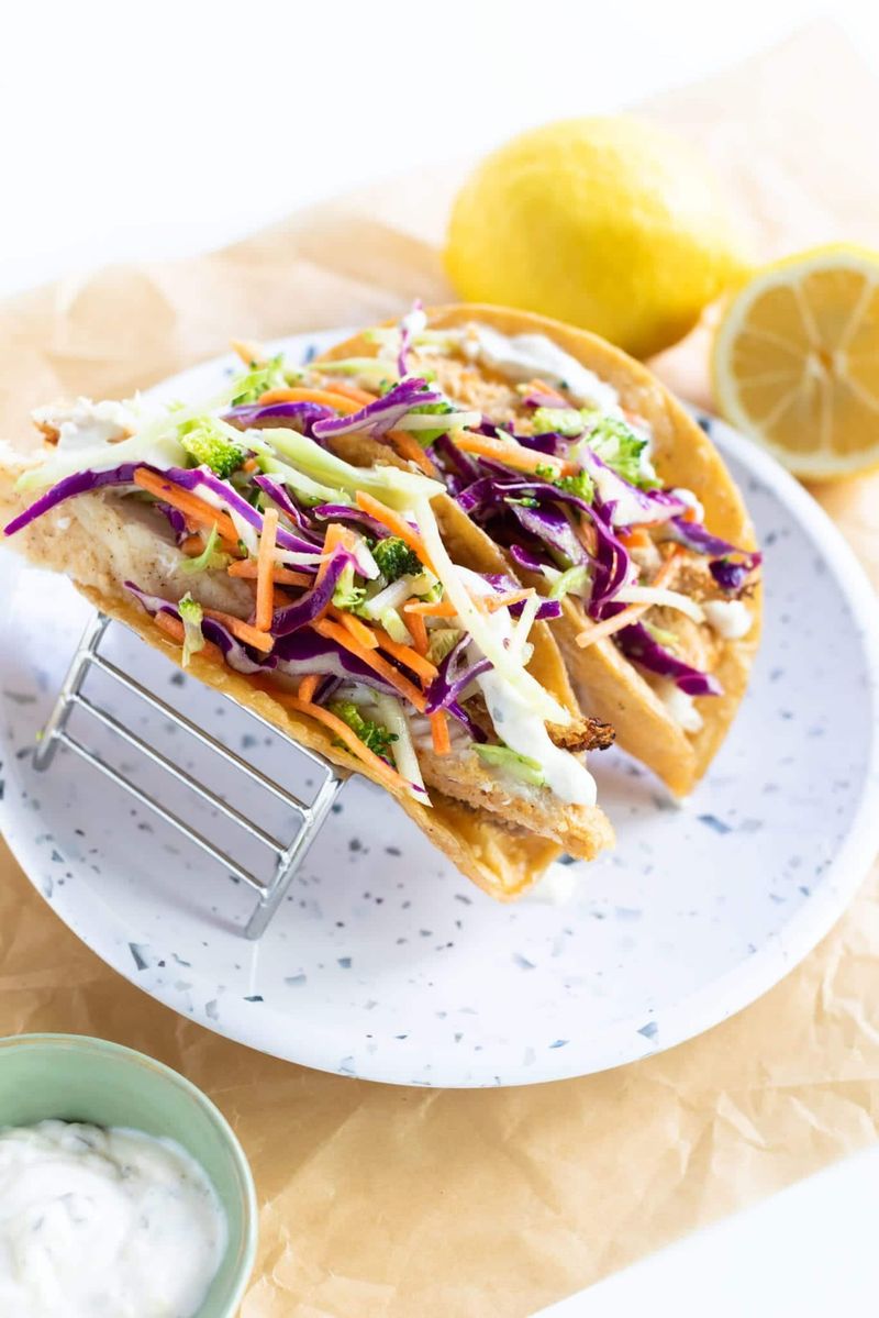 Fish Tacos with Slaw