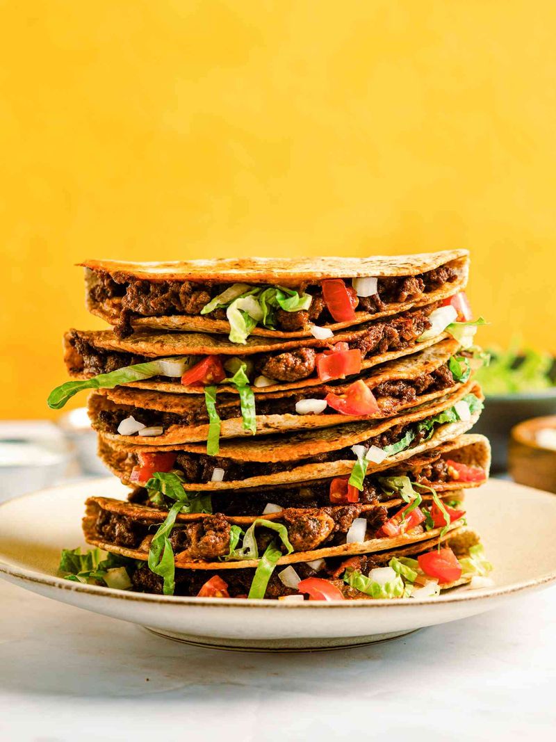 Baked Tacos with Ground Beef and Taco Seasoning Packet
