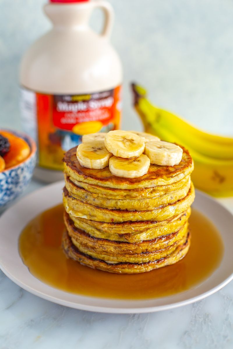 Protein Pancakes Made with Just Banana and Egg