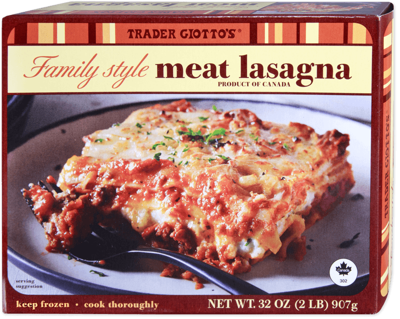 Trader Joe’s Family Style Meat Lasagna