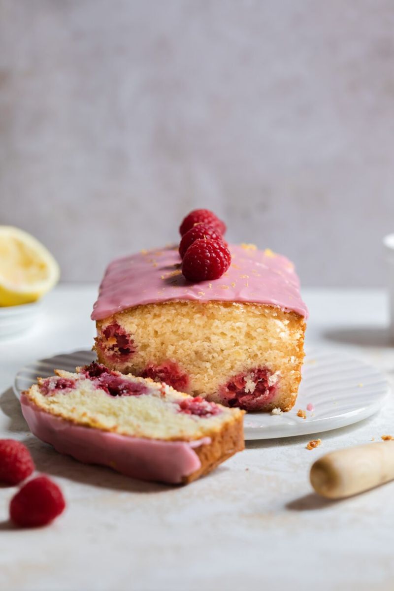 Lemon Raspberry Loaf Cake