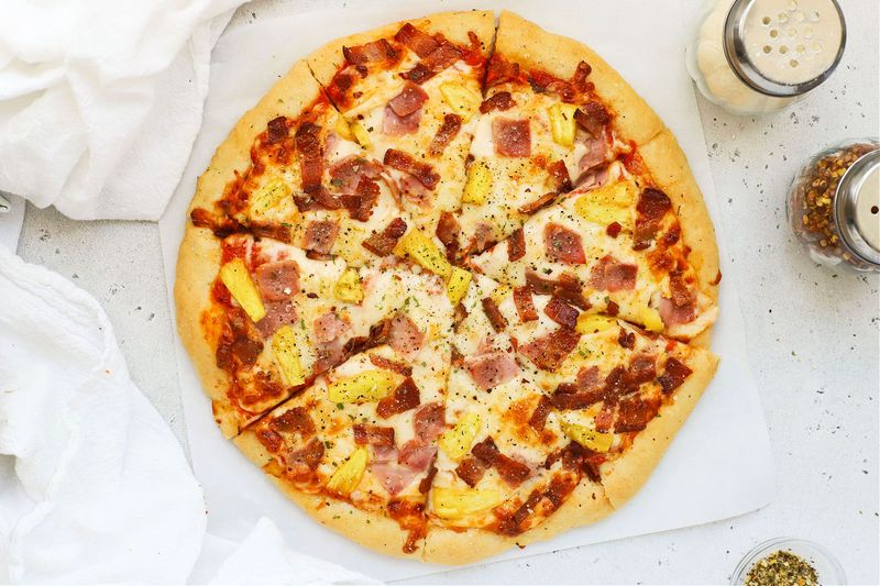 Pineapple Pizza (With Canned Pineapple)