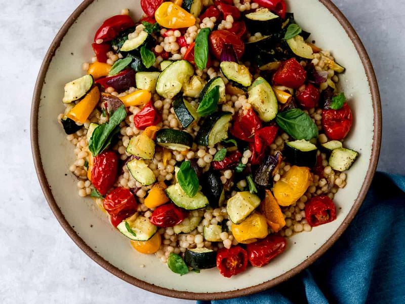 Couscous Salad with Roasted Veggies
