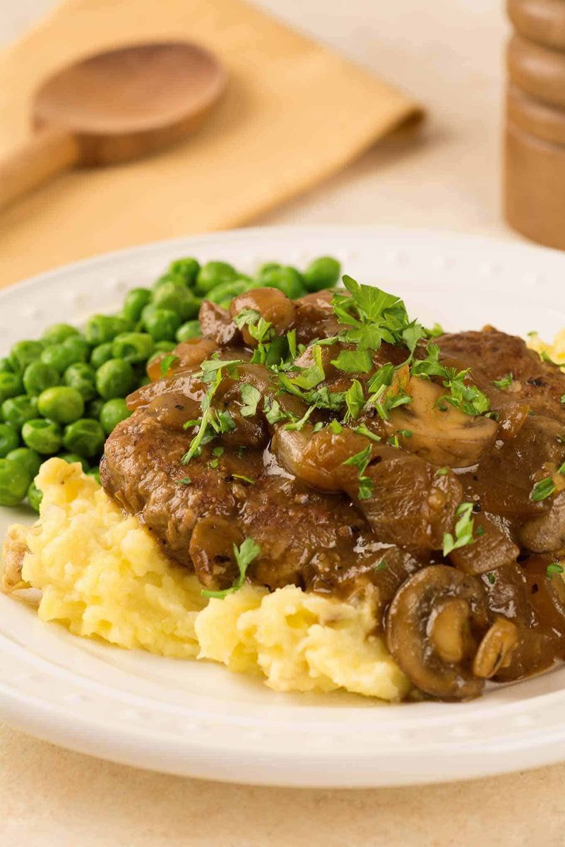 Salisbury Steak with Onion Gravy