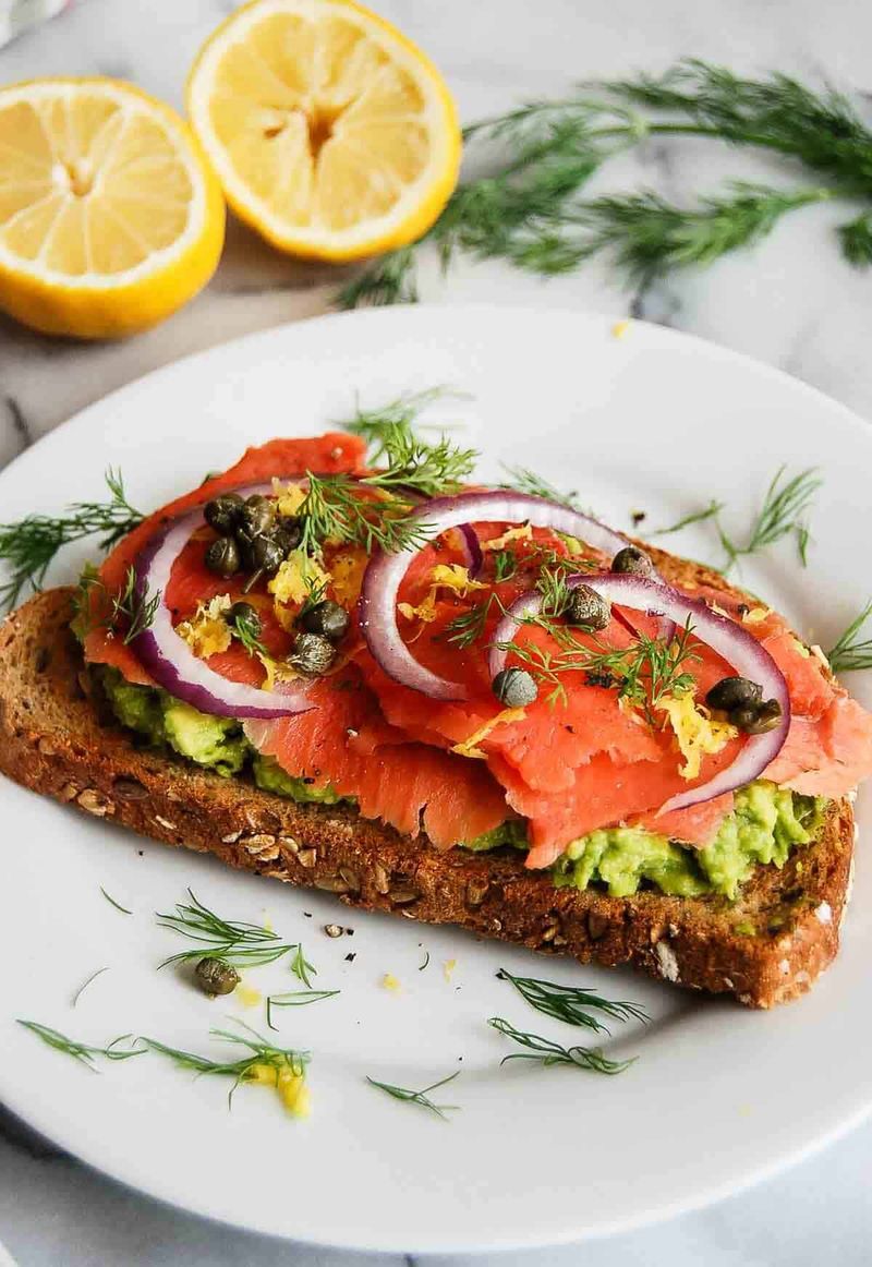 Avocado Toast with Smoked Salmon