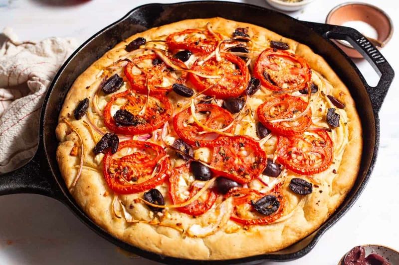 Greek-Style Pan Pizza