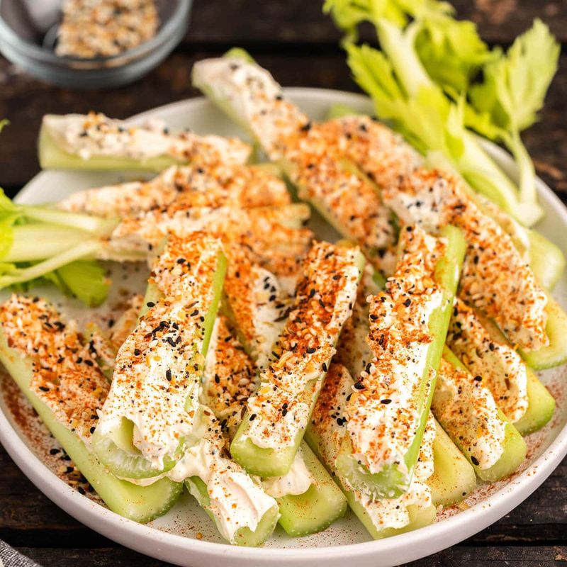 Cheese-Stuffed Celery