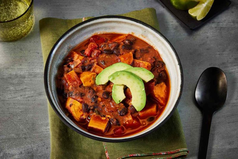 Sweet Potato and Black Bean Chili